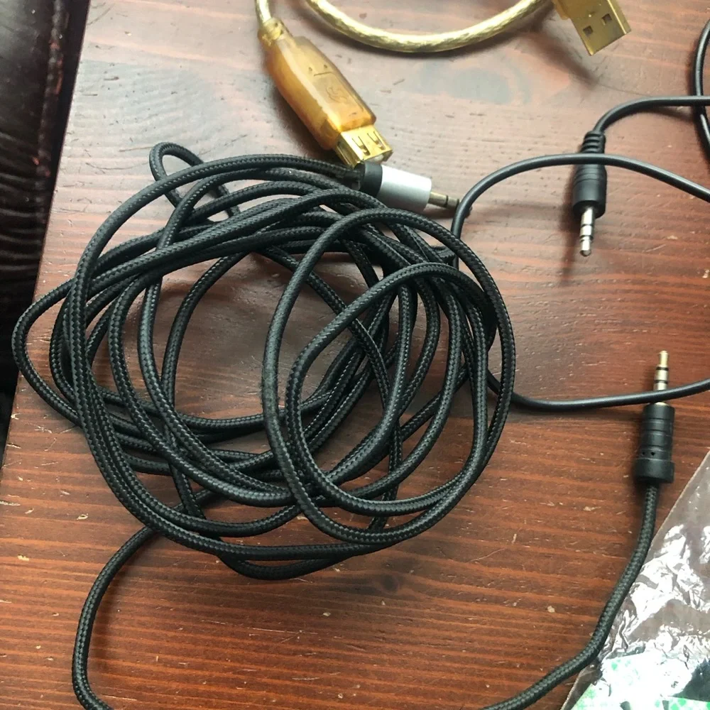Aux cables & computer light up cable